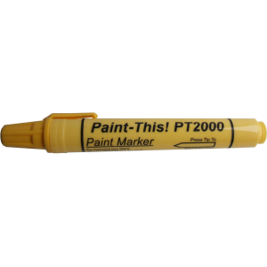 Paint marker, yellow